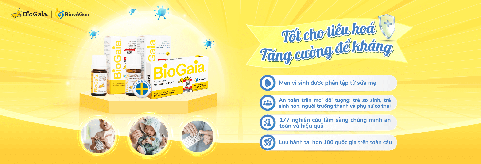 BioGaia còn hơn cả một men vi sinh